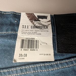 Levi's Commuter jeans 36x30